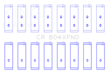 Load image into Gallery viewer, King Ford 260ci / 289ci / 302 5.0L Windsor - Doweled (Size STD) Performance Rod Bearing Set
