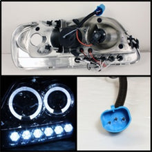 Load image into Gallery viewer, Spyder Ford F150 97-03 Projector - LED Halo Amber Reflctr LED Smke PRO-YD-FF15097-1P-AM-SMC
