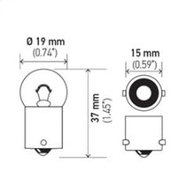 Load image into Gallery viewer, Hella Bulb 5007 12V 5W Ba15S B6 Sb
