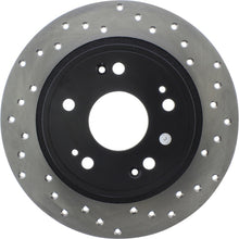 Load image into Gallery viewer, StopTech 05-17 Honda Accord / 16-17 HR-V / 09-14 Acura TSX Cryo Sport Drilled Rear Left Rotor

