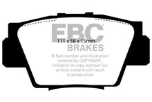 Load image into Gallery viewer, EBC 91-96 Acura NSX 3.0L Bluestuff Rear Brake Pads
