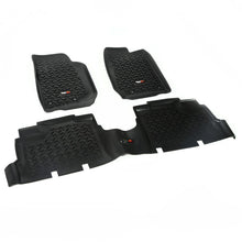 Load image into Gallery viewer, Rugged Ridge Floor Liner Front/Rear Black 2007-2018 Jeep Wrangler JK 4 Dr
