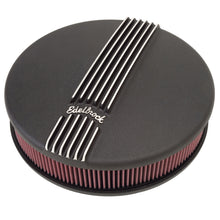 Load image into Gallery viewer, Edelbrock Air Cleaner Classic Series Round Aluminum Top Cloth Element 14In Dia X 3 9In Black
