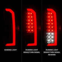 Load image into Gallery viewer, ANZO 15-21 GMC Canyon Full LED Taillights w/ Red Lightbar Black Housing/Clear Lens
