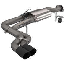 Load image into Gallery viewer, QTP 15-18 Ford F-150 CC/EC Standard Bed 304SS Screamer Cat-Back Exhaust w/3.5in Black Tips
