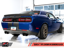 Load image into Gallery viewer, AWE Tuning 2017+ Dodge Challenger 5.7L Track Edition Exhaust - Diamond Black Quad Tips
