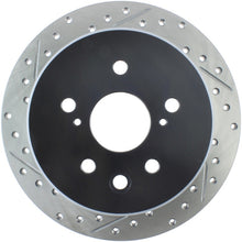Load image into Gallery viewer, StopTech 06-10 Lexus IS 250/IS 300/IS 350 SportStop Slotted &amp; Drilled Right Rear Rotor
