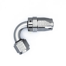 Load image into Gallery viewer, DeatschWerks 8AN Female Swivel 120-Degree Hose End CPE - Anodized Titanium
