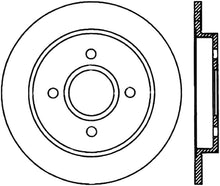 Load image into Gallery viewer, StopTech Power Slot 14-19 Ford Fiesta / 01-07 Ford Focus Slotted Left Rear Cryo Rotor
