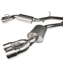 Load image into Gallery viewer, Kooks 16-20 Cadillac CTS-V 6.2L LT4 3in 304SS GREEN Catted Header-Back Exhaust w/Black Tips
