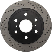 Load image into Gallery viewer, StopTech 07-10 GMC Sierra (w/ Rear Drum) / 07-09 GMC Yukon Rear Left Slotted &amp; Drilled Rotor
