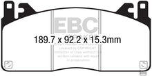 Load image into Gallery viewer, EBC 15-17 Ford Mustang Shelby GT350/GT350R Yellowstuff Front Brake Pads
