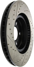 Load image into Gallery viewer, StopTech 05-13 Chrysler300/300C / 09-12 Dodge Challenger Front Left Drilled &amp; Slotted Rotor

