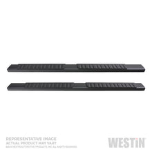 Load image into Gallery viewer, Westin 19-22 Chevrolet Silverado 1500 DC (Excl. 2019 LD/Limited) R7 Nerf Step Bars - Black
