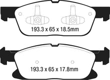Load image into Gallery viewer, EBC 15+ Ford Edge 2.0 Turbo FWD Ultimax2 Front Brake Pads
