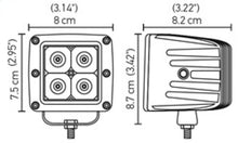 Load image into Gallery viewer, Hella HVF Cube 4 LED Off Road Kit - 3.1in 2X12W
