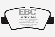 Load image into Gallery viewer, EBC 09-11 Hyundai Azera 3.3 Greenstuff Rear Brake Pads

