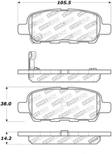 Load image into Gallery viewer, StopTech Street Touring 6/02-08 350z / 01-08 G35 Rear Brake Pads
