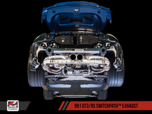 Load image into Gallery viewer, AWE Tuning Porsche 991 GT3 / RS SwitchPath Exhaust - Diamond Black Tips
