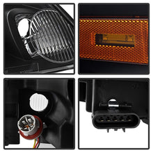 Load image into Gallery viewer, xTune 06-13 Chevrolet Impala LED Light Bar Headlights - Black (PRO-JH-CIM06-LB-BK)

