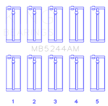 Load image into Gallery viewer, King Honda 91CI/1.5L D15A2/D15A3/D15B1/D15B2/D15B7/D15B8/D15Z1 (Size +0.25) Main Bearing Set
