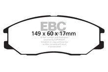 Load image into Gallery viewer, EBC 08-10 Kia Sorento 3.3 Greenstuff Front Brake Pads
