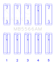 Load image into Gallery viewer, King Audi A4 1.8L AEB (Size +.25 Oversized) Main Bearing Set
