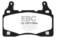 Load image into Gallery viewer, EBC 11-15 Chevrolet Camaro (5th Gen) 6.2 Redstuff Front Brake Pads
