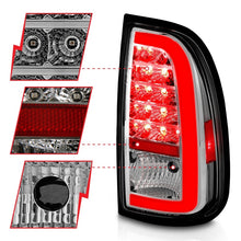 Load image into Gallery viewer, ANZO 00-06 Toyota Tundra LED Taillights w/ Light Bar Chrome Housing Clear Lens
