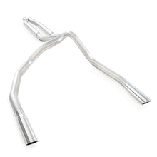 Load image into Gallery viewer, Stainless Works 2011-14 F-150 5.0L 3in Exhaust S-Tube Mufflers Under Bumper Exit
