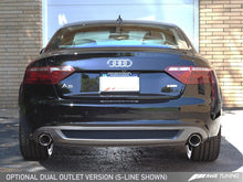 Load image into Gallery viewer, AWE Tuning Audi B8 A5 2.0T Touring Edition Exhaust - Dual Outlet Polished Silver Tips
