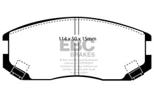 Load image into Gallery viewer, EBC 91-94 Dodge Colt 1.5 Greenstuff Front Brake Pads
