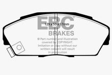 Load image into Gallery viewer, EBC 92-94 Acura Integra 1.7 Vtec Redstuff Front Brake Pads
