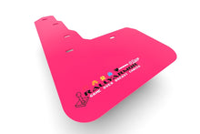 Load image into Gallery viewer, Rally Armor Universal Fit (No Hardware/Mounting Holes) Pink Mud Flap BCE Logo
