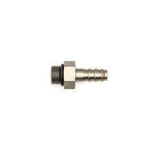 Load image into Gallery viewer, DeatschWerks 6AN ORB Male To 5/16in. Male Triple Barb Fitting (Incl. O-Ring)
