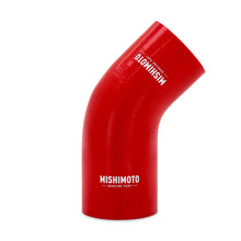 Load image into Gallery viewer, Mishimoto Silicone Reducer Coupler 45 Degree 2.5in to 2.75in - Red
