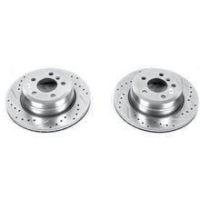 Load image into Gallery viewer, Power Stop 07-18 BMW X5 Rear Evolution Drilled &amp; Slotted Rotors - Pair
