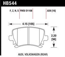 Load image into Gallery viewer, Hawk 06 Audi A6 Quattro Avant/06-09 A6 Quattro HT-10 Rear Brake Pads

