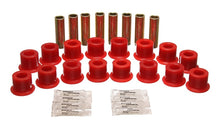 Load image into Gallery viewer, Energy Suspension 94-06 Hummer H1 Red Front &amp; Rear End Control Arm Bushing Set
