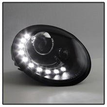 Load image into Gallery viewer, Spyder Volkswagen Beetle 06-10 Projector Headlights DRL LED Black PRO-YD-VB06-DRL-BK
