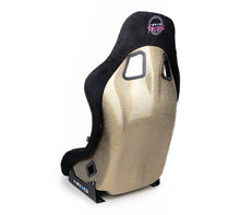 Load image into Gallery viewer, NRG FRP Bucket Seat ULTRA Edition - Medium (Black Alcantara/Gold Glitter Back)
