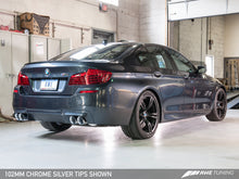 Load image into Gallery viewer, AWE Tuning BMW F10 M5 Touring Edition Axle-Back Exhaust Chrome Silver Tips
