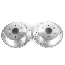 Load image into Gallery viewer, Power Stop 03-05 Chevrolet Express 2500 Rear Evolution Drilled &amp; Slotted Rotors - Pair

