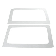 Load image into Gallery viewer, DEI 11-18 Jeep Wrangler JK 2-Door Boom Mat Rear Side Window Trim - 2 Piece - White
