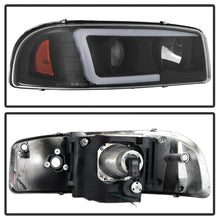 Load image into Gallery viewer, Spyder GMC Sierra 1500/2500/3500 99-06 V2 Projector Headlights - DRL - Black PRO-YD-CDE00V2-LB-BK
