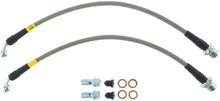 Load image into Gallery viewer, StopTech 06-08 Lexus IS350 / 06 GS300/GS430 Stainless Steel Front Brake Lines
