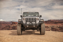 Load image into Gallery viewer, Rugged Ridge HD Bumper Full Width Front 07-18 Jeep Wrangler JK 18-20 Jeep Wrangler JL 2020 JT
