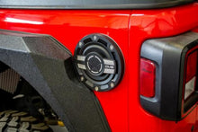 Load image into Gallery viewer, DV8 Offroad 2018+ Jeep JL Aluminum Fuel Door for 20-Pres Wrangler
