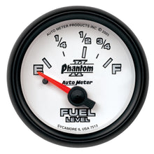 Load image into Gallery viewer, Autometer Phantom 2-1/16in 73-10 OHM Fuel Level Gauge
