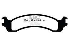 Load image into Gallery viewer, EBC 00-02 Dodge Ram 2500 Pick-up 5.2 2WD (Pad with wear sensor) Greenstuff Front Brake Pads
